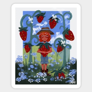 Strawberry child Sticker